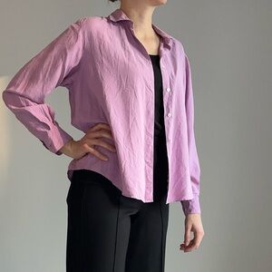 Vintage Washable Silk Button Down